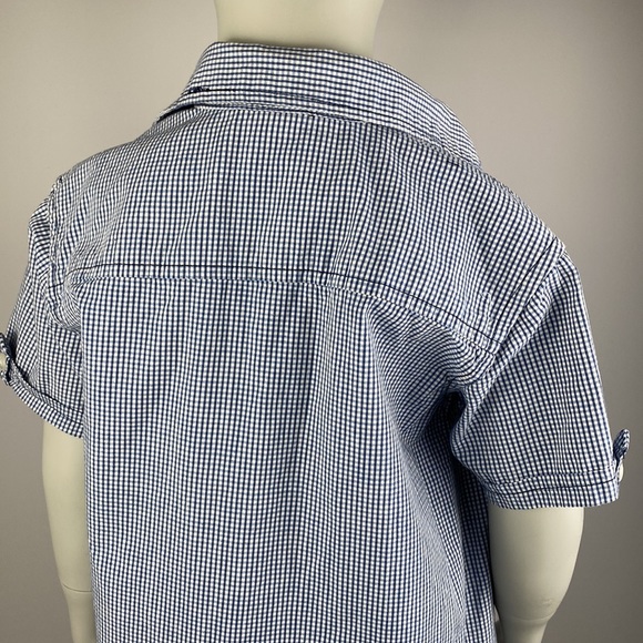 Calvin Klein Jeans Musical Print Gingham Button-Down Shirt size 3T - Picture 3 of 9